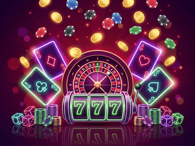 Premium online casino gaming interface with luxury elements